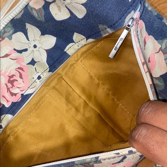 Floral Navy and Pink Laptop Case - Picture 4 of 5